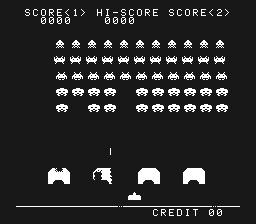 Space Invaders - The Original Game (Europe) In game screenshot